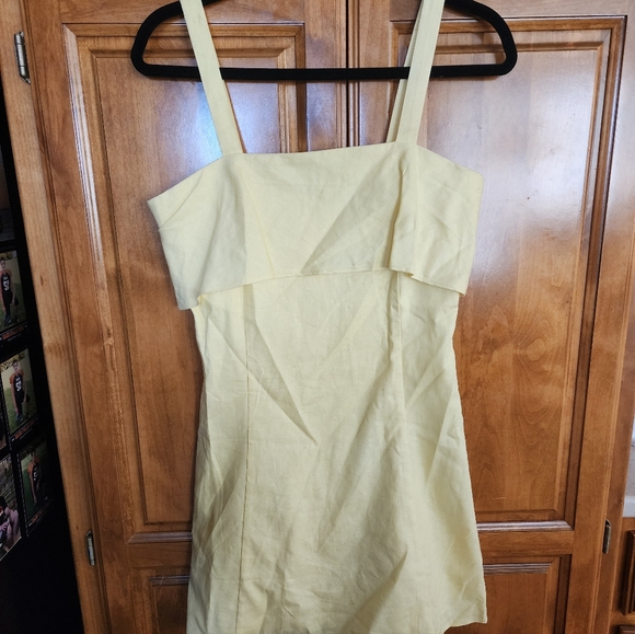 Banana Republic Sunny Yellow Mini Dress - Picture 2 of 7